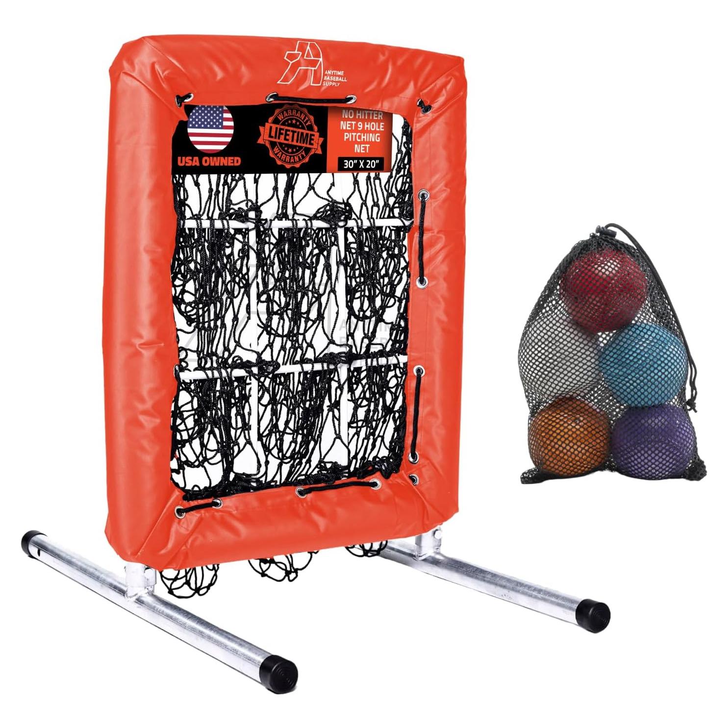 Red de Lanzamiento de Béisbol Anytime No Hitter 9 Agujeros