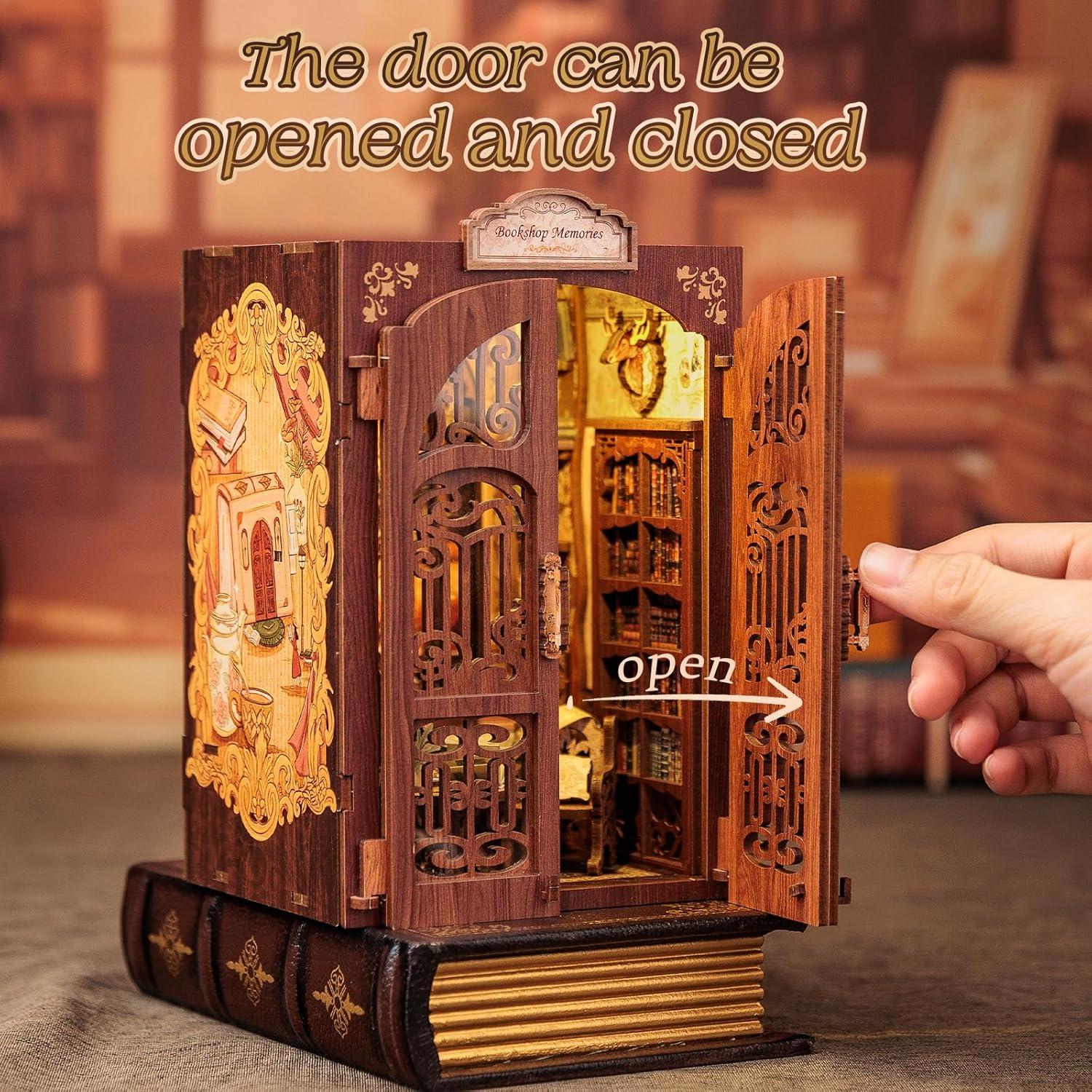 Kit de Nook de Libros Cutefun - Miniatura DIY 3D Decorativa