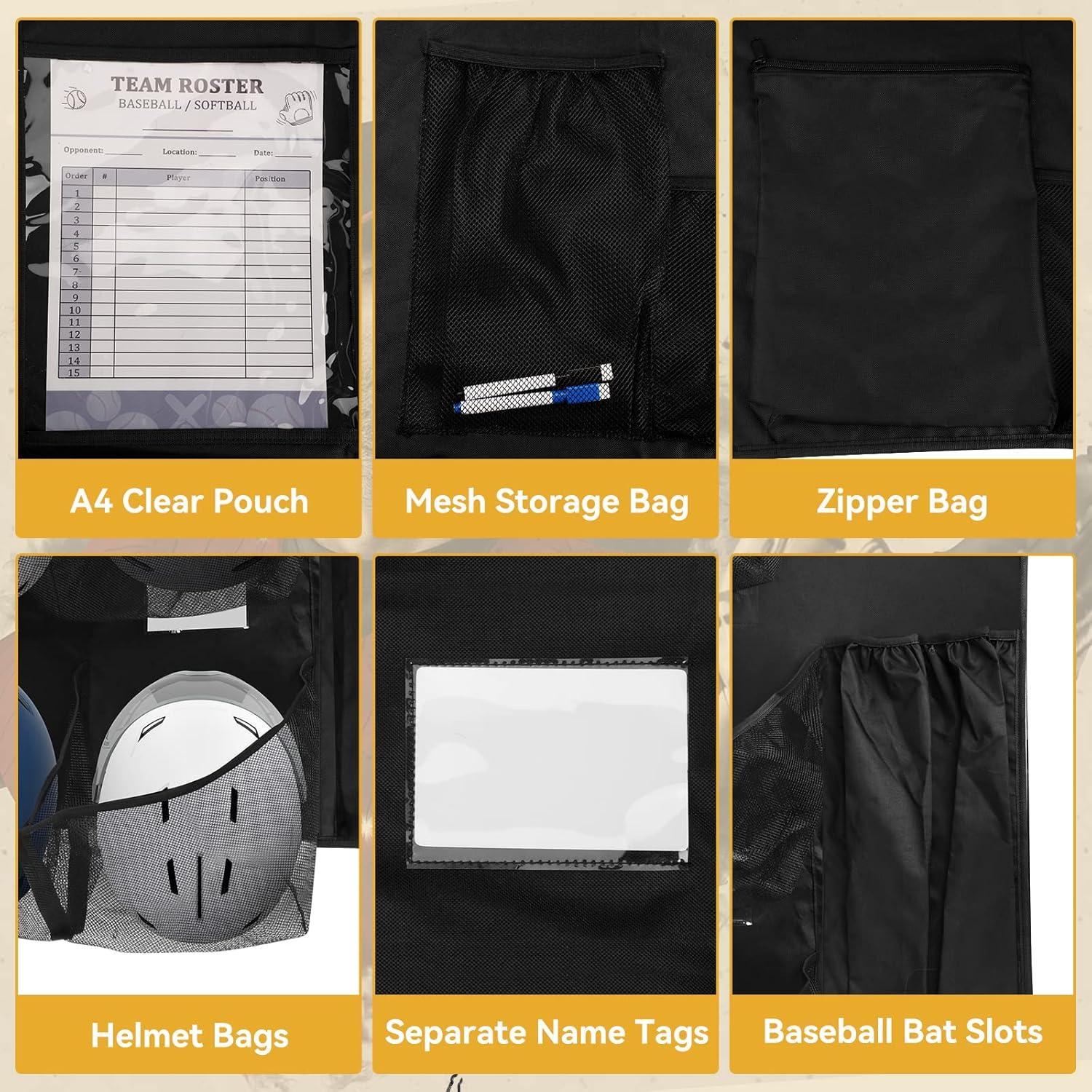 Bolsa Colgante para Cascos QBA - Organizador para Béisbol y Softbol