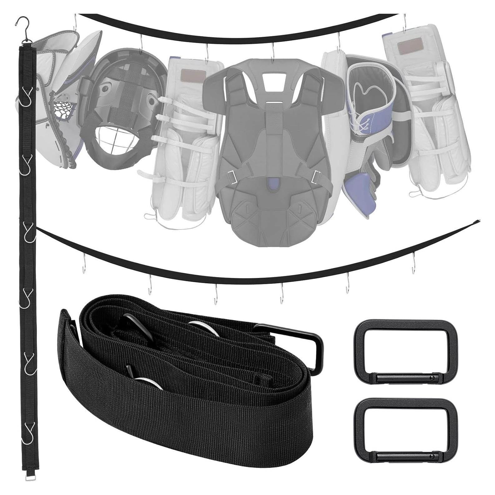 Soporte de Secado de Hockey Vincreem con 12 Ganchos Ajustables