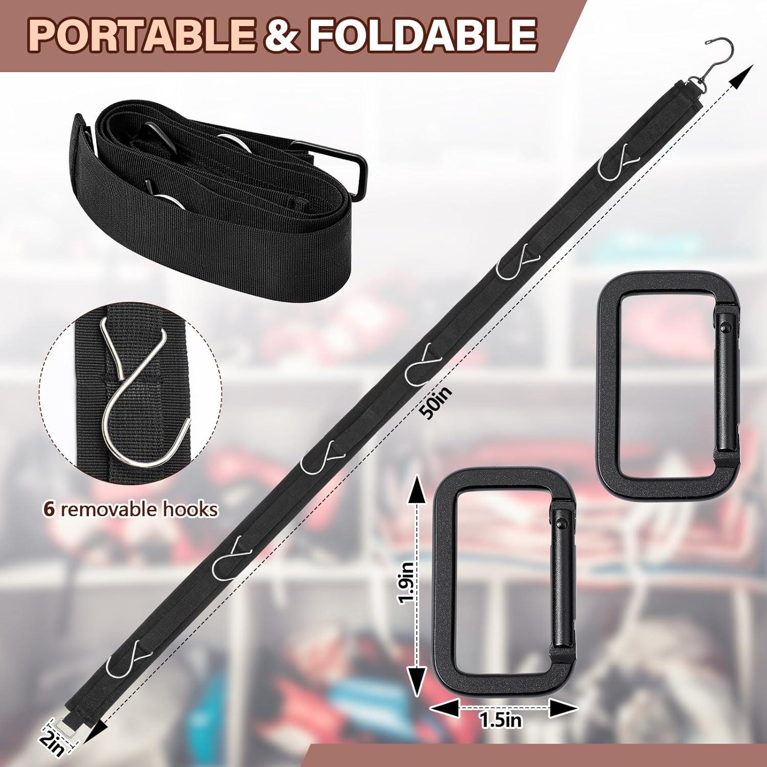 Soporte de Secado de Hockey Vincreem con 12 Ganchos Ajustables