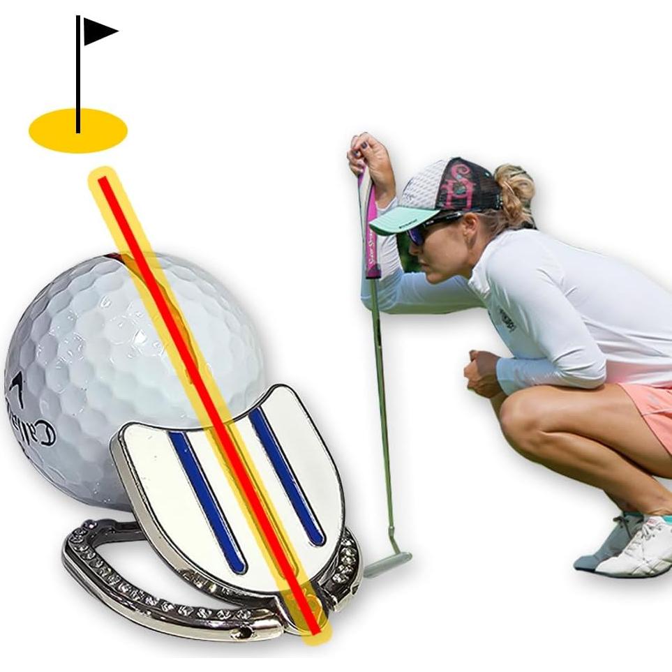 Kit de Marcadores de Pelotas de Golf Birdie79 - Triple Línea 360°