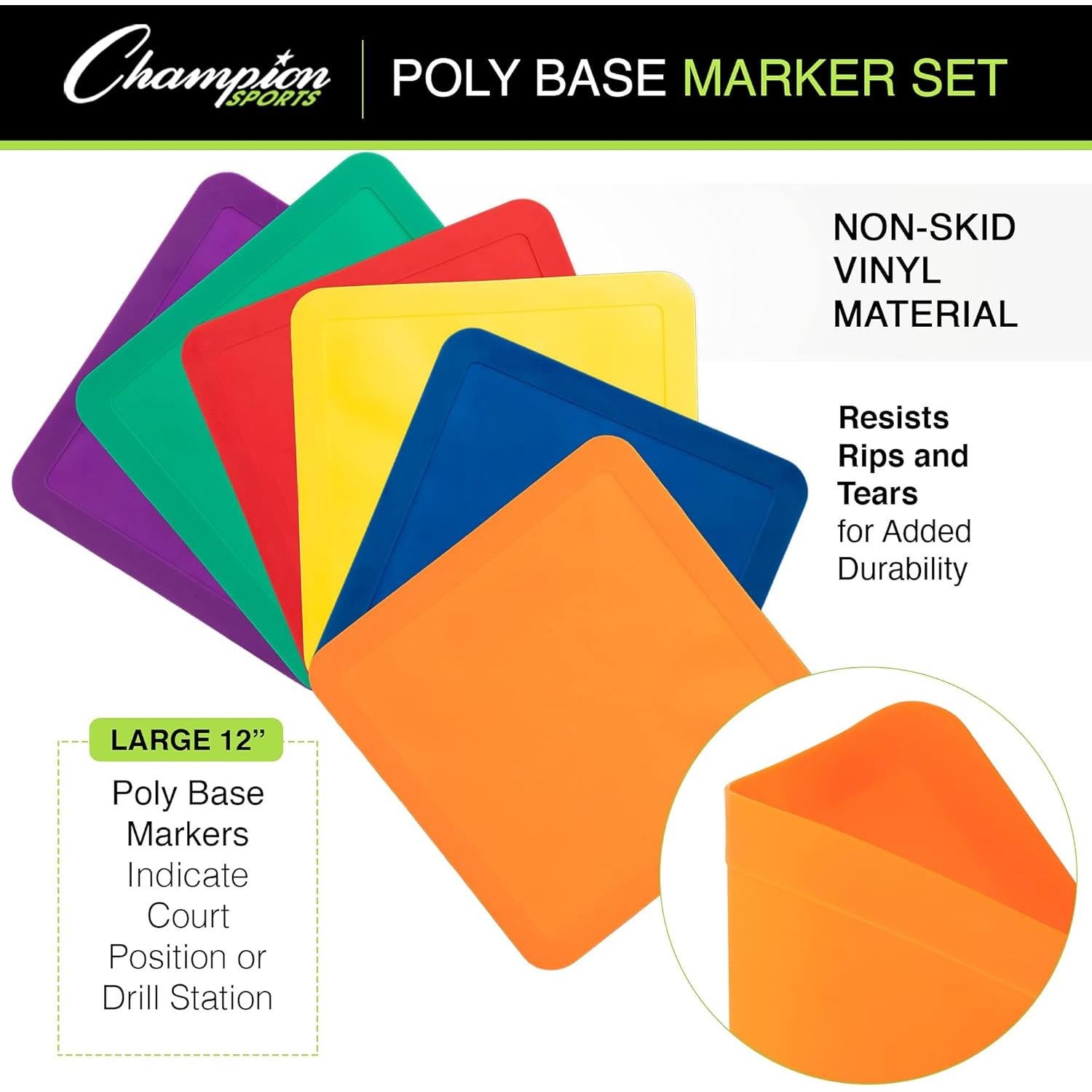 Mats de Actividad Champion Sports - Juego de 6 Multicolor