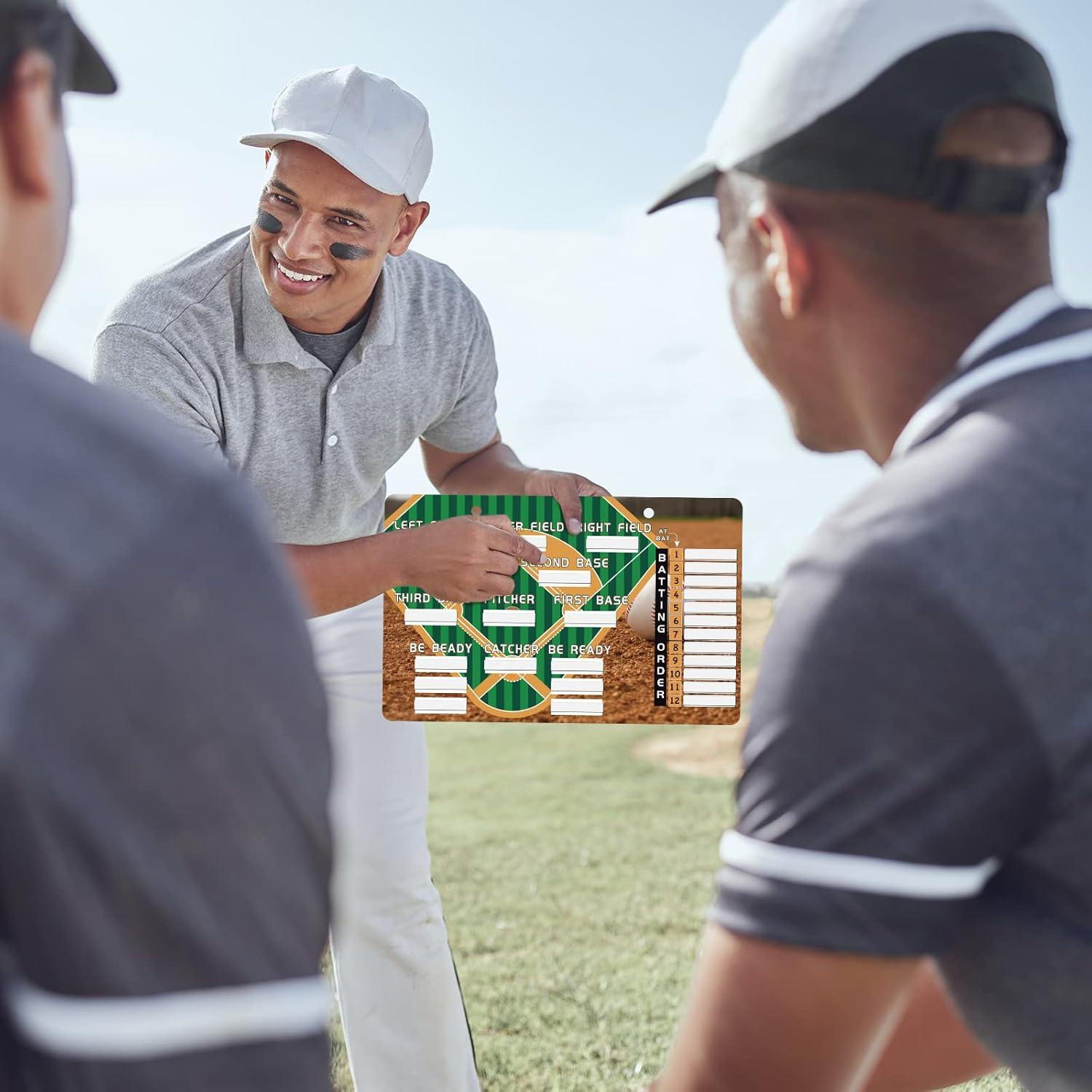 Tablero de Alineación de Béisbol Wettarn con 100 Hojas y Marcadores