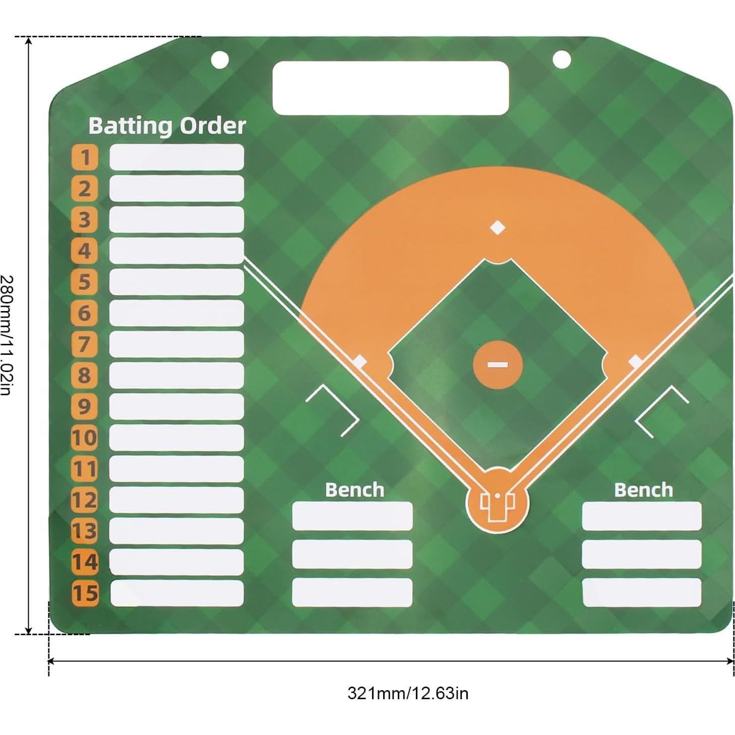 Tablero de Entrenamiento de Béisbol Tobefore Magnético 32x28cm