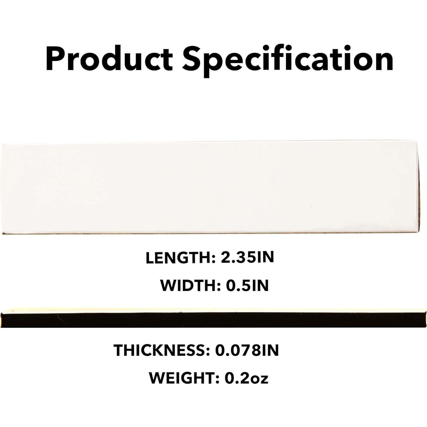 Imanes de Lineup de Béisbol Kvonu 60 Pcs Magnéticos 1.27x5.97 cm