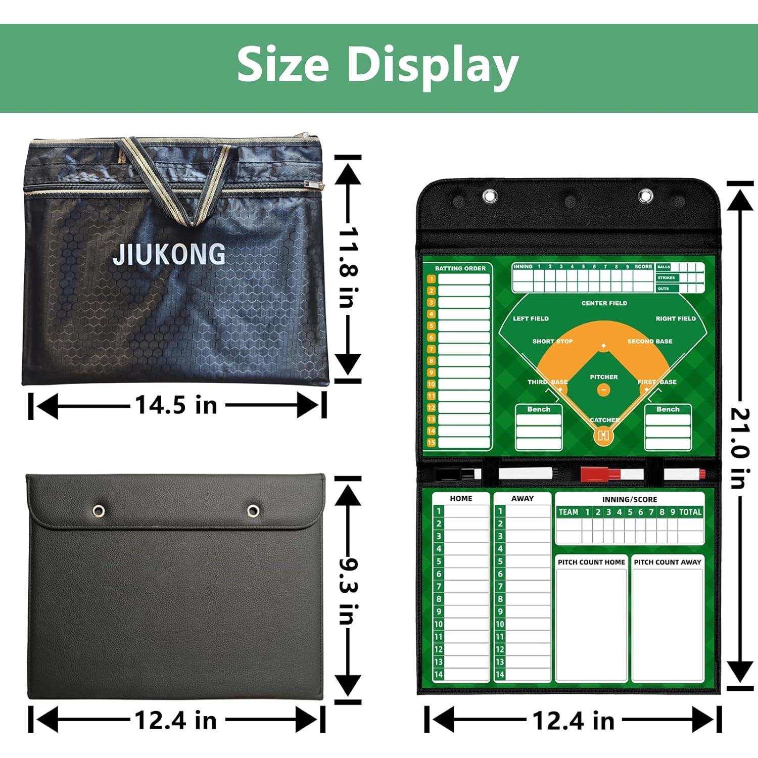 Tablero de Alineación Magnético JIUKONG para Béisbol y Softbol