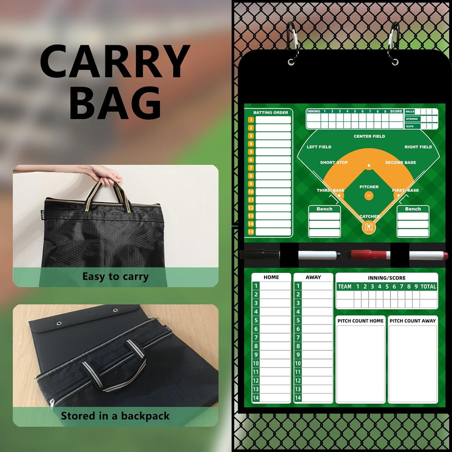 Tablero de Alineación Magnético JIUKONG para Béisbol y Softbol