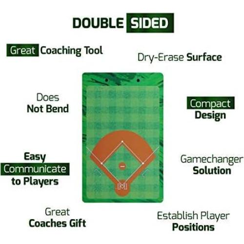 Pizarra Entrenador Béisbol Budgetizer Doble Cara con Contador