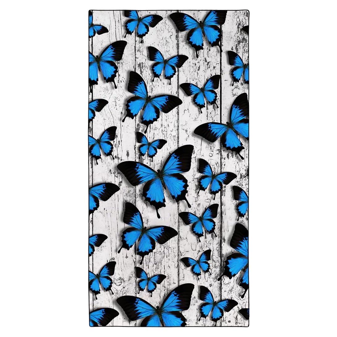 Toalla de Playa Rstick Mariposa 91x182 cm Secado Rápido