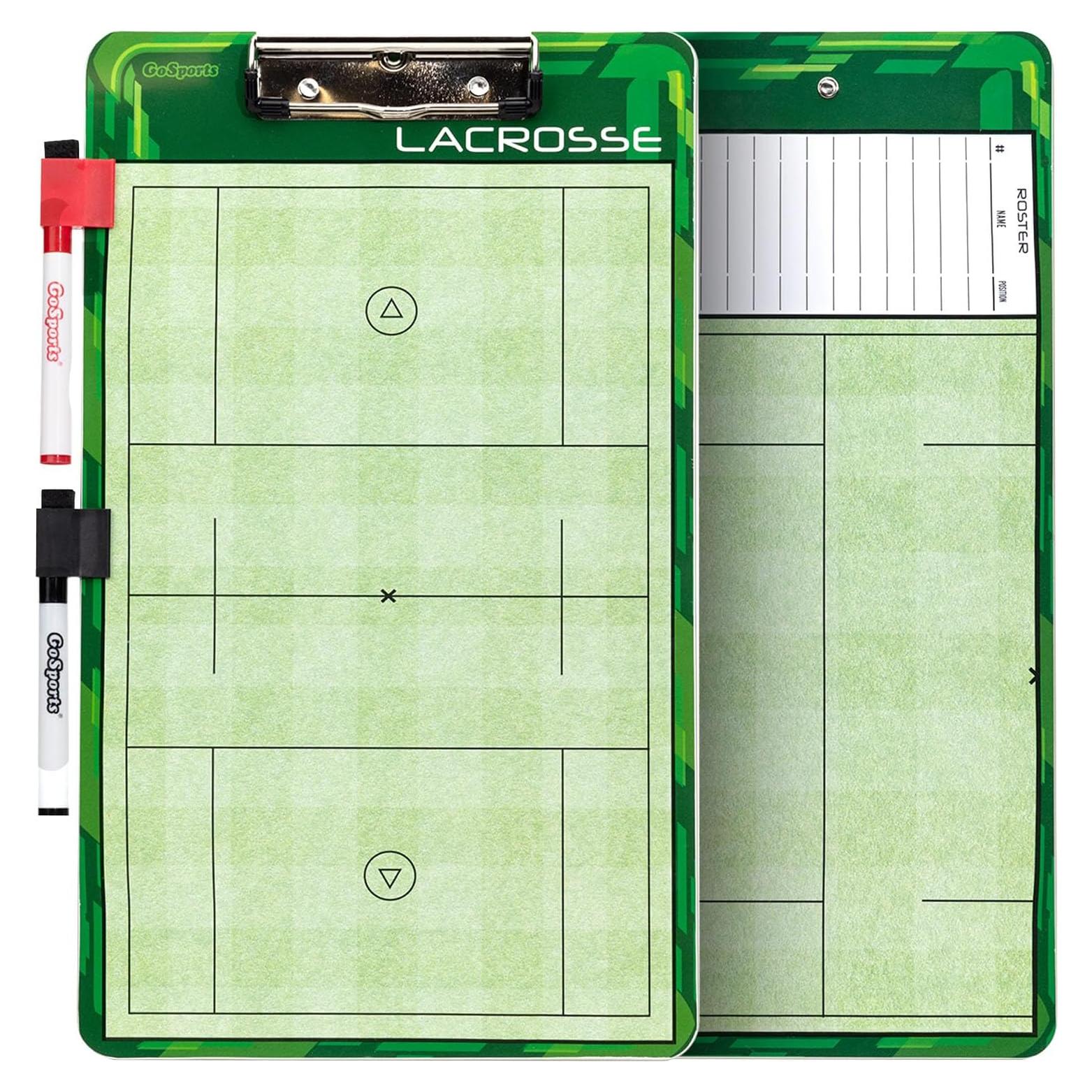 Tablero de Entrenador GoSports Lacrosse Borrado en Seco 40.6x24.1cm
