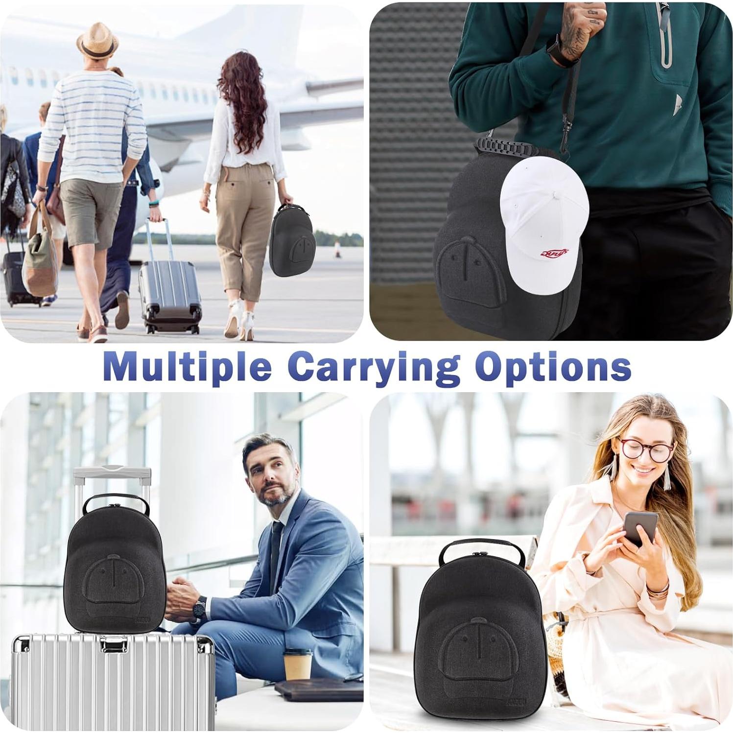 Estuche Duro para Sombreros Anguu A101 - Capacidad 6 Gorras