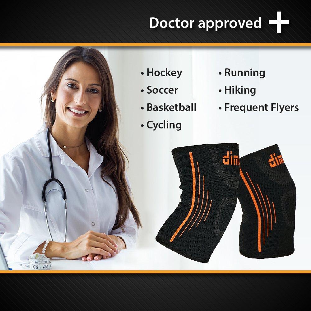 Faja de Compresión para Rodilla Dimok - 2 Paquete XS