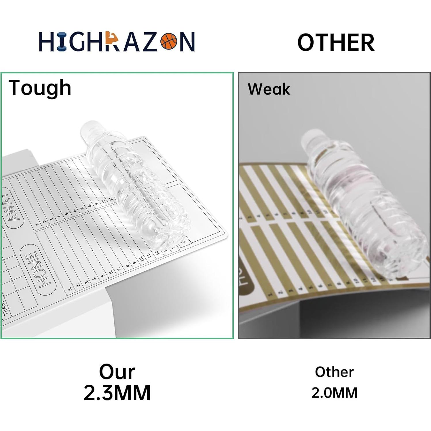 Pizarra de Entrenador de Béisbol Doble Cara HIGHRAZON 35.56x22.86cm