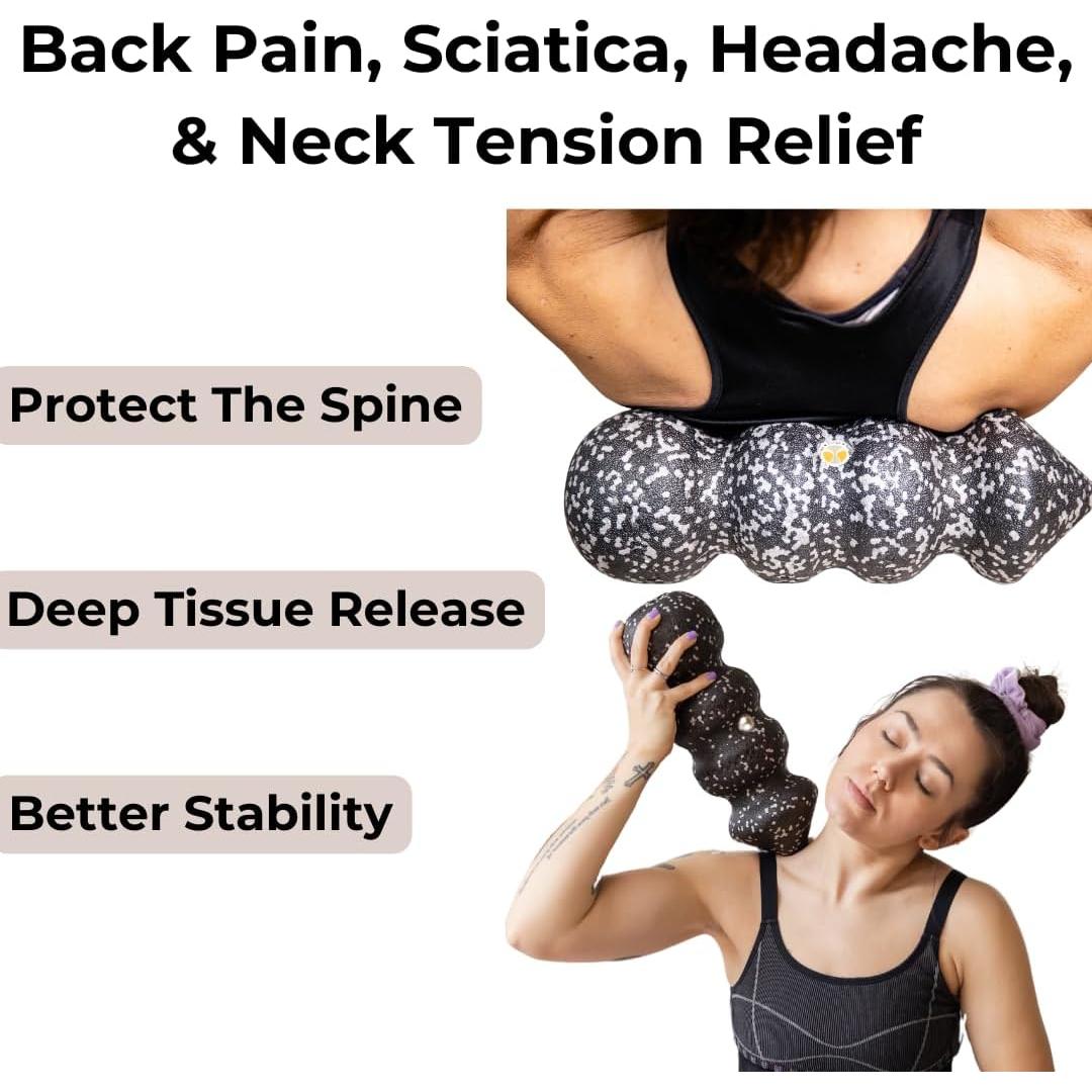 Rodillo de Espuma Rollga POINT - Masaje Profundo 35.5cm