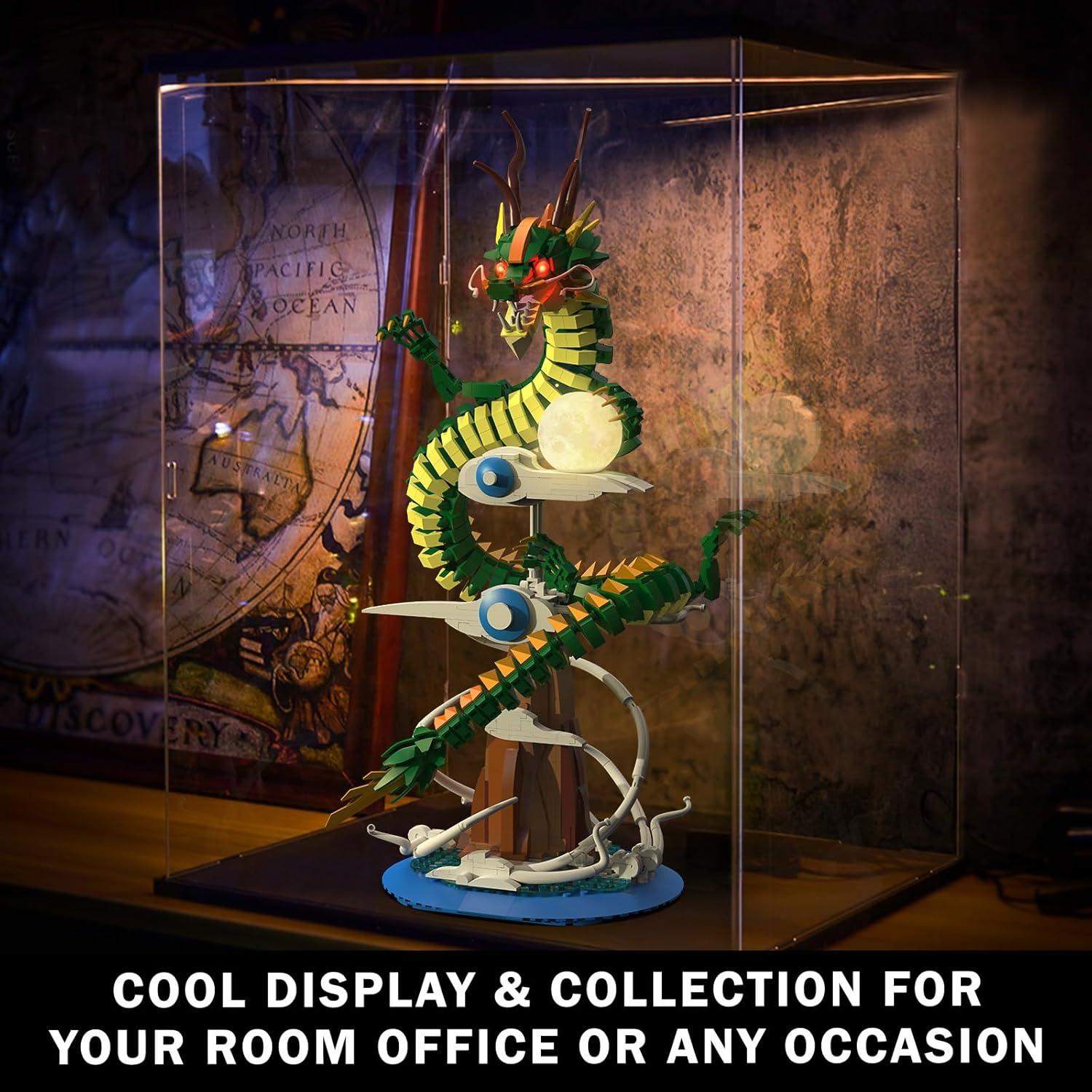 JMBricklayer Dragón 70007 1364 Piezas Juguete de Construcción