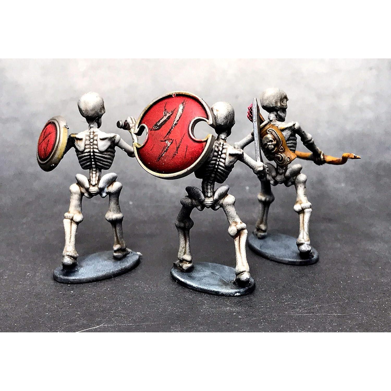 Guerreros Esqueléticos Wargames Atlantic 32 Figuras