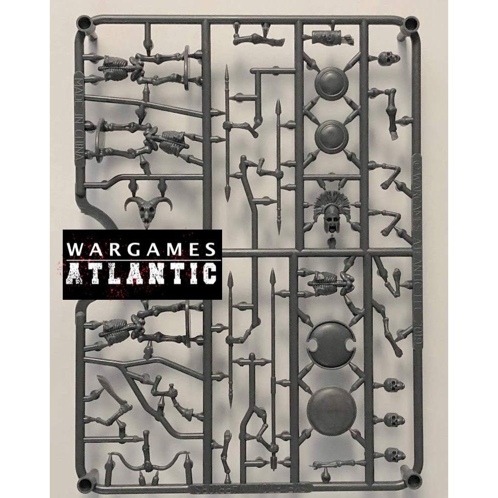 Guerreros Esqueléticos Wargames Atlantic 32 Figuras
