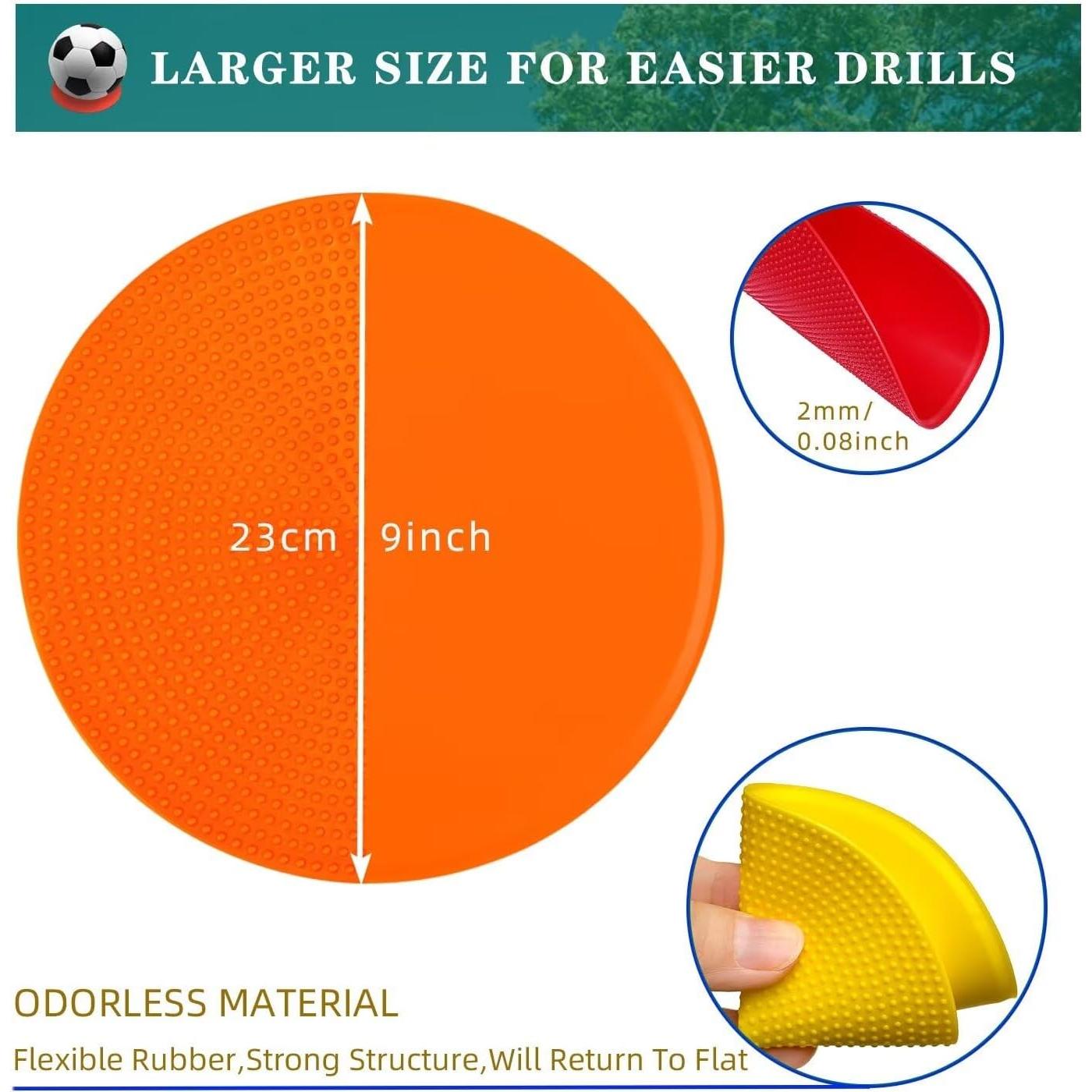 Marcador de Agilidad Antideslizante ILAZR 9 Piezas 23 cm