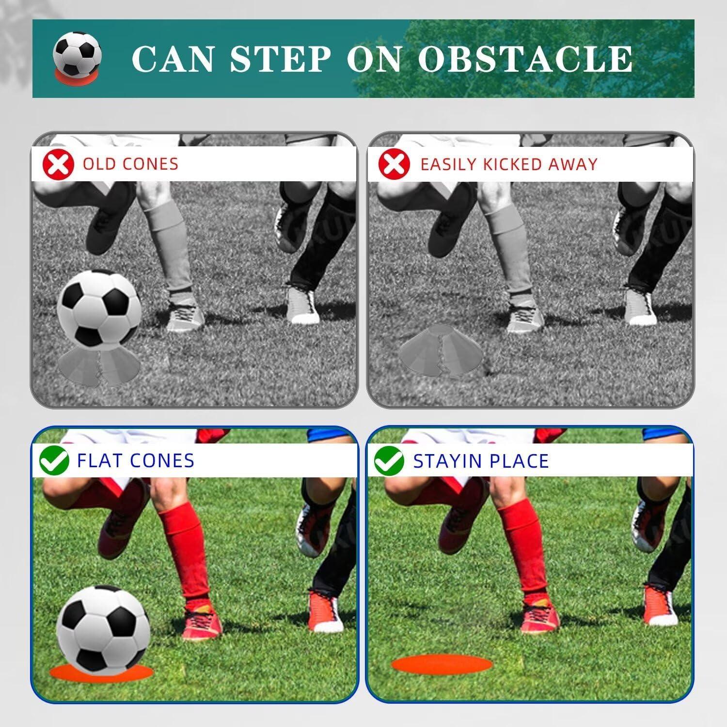 Marcador de Agilidad Antideslizante ILAZR 9 Piezas 23 cm