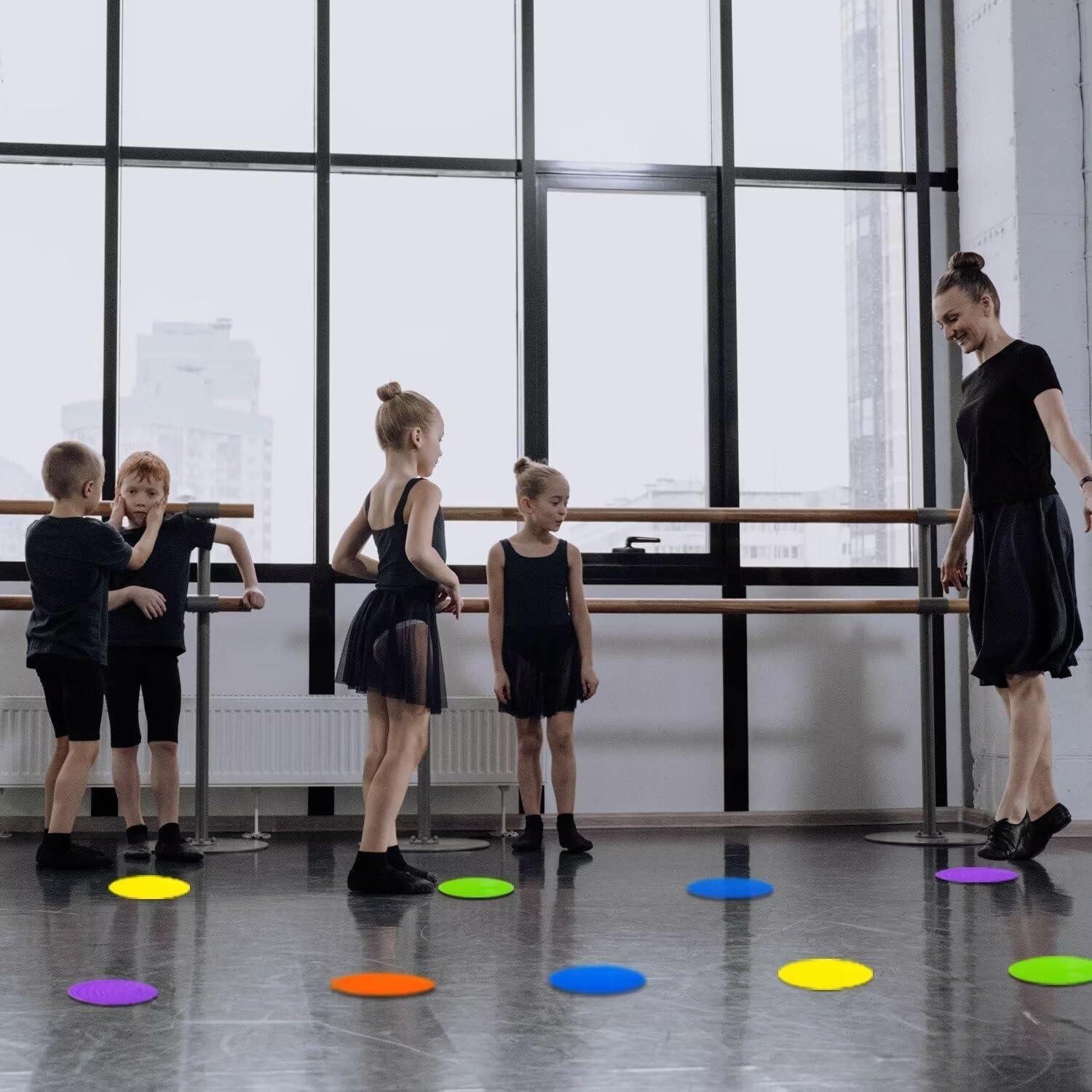 Marcador de Agilidad Antideslizante ILAZR 9 Piezas 23 cm