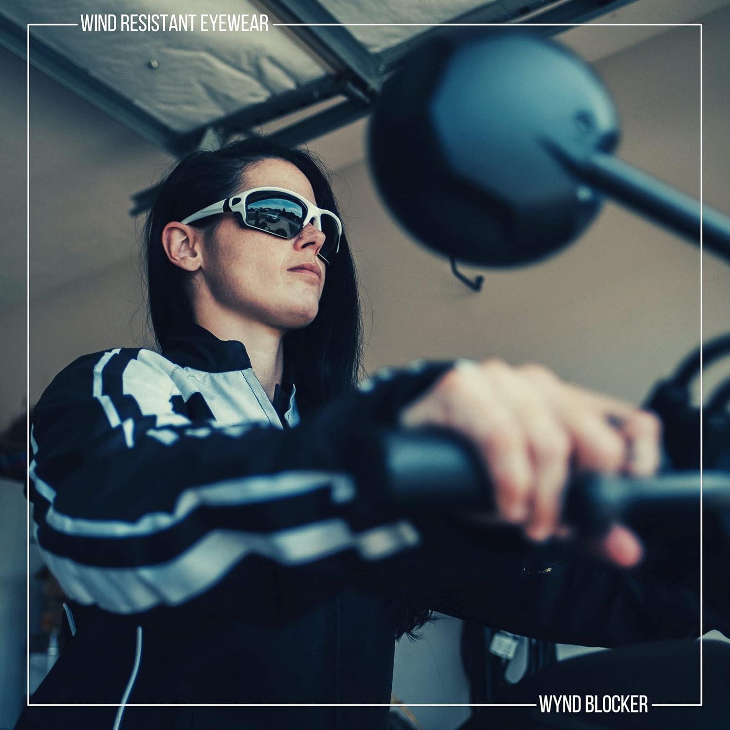 Gafas de sol envolventes WYND Blocker UV400 para moto