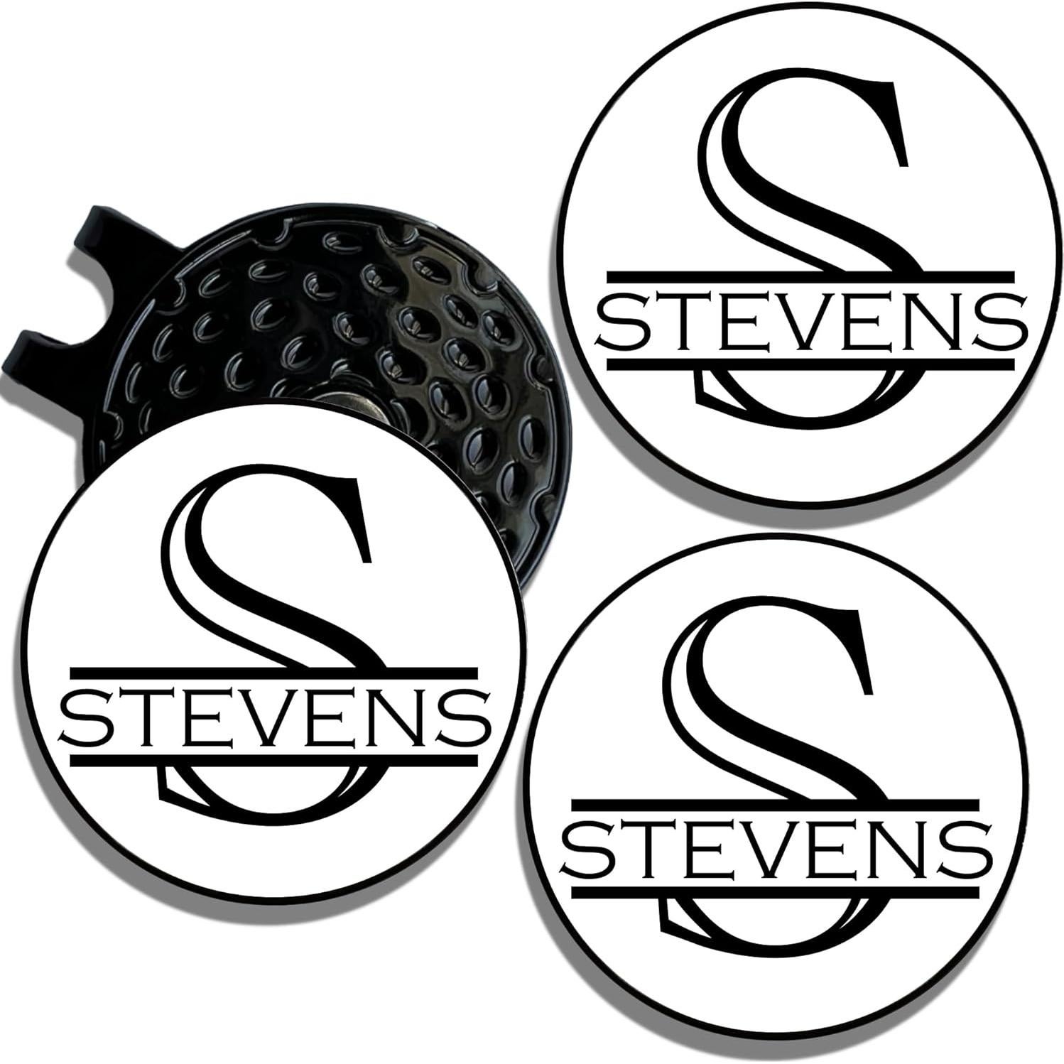 Conjunto de Clip de Sombrero y Marcadores de Golf Wolf Golf