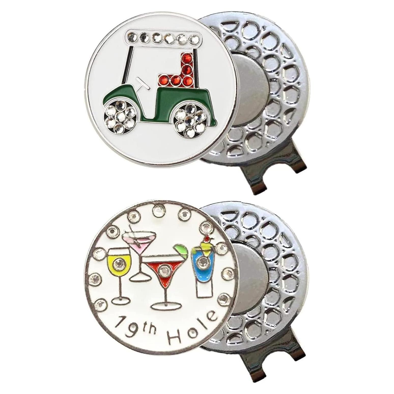 Marcadores de Pelotas de Golf Nuorao con Clips Magnéticos