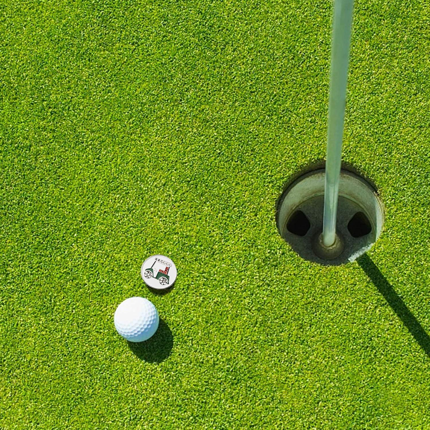 Marcadores de Pelotas de Golf Nuorao con Clips Magnéticos