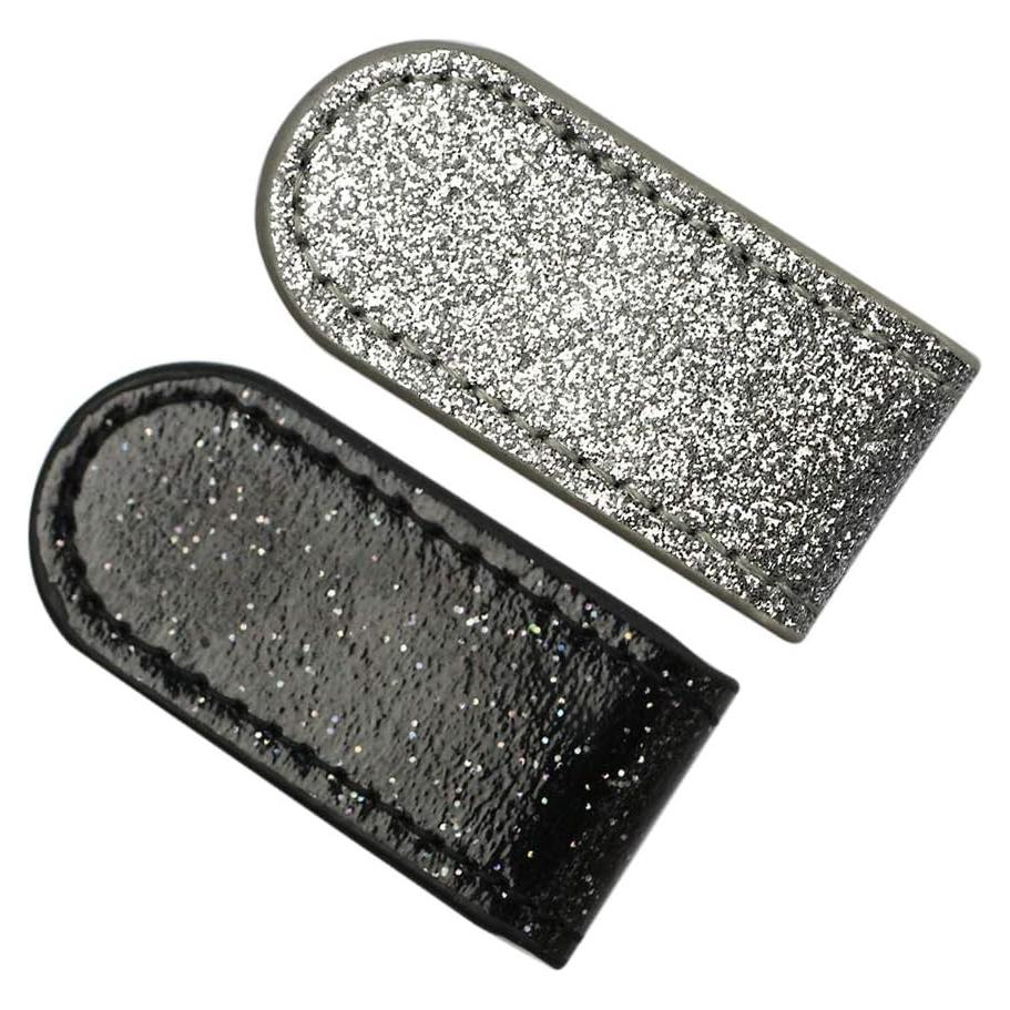 Clip de Sombrero de Golf PINMEI - 2 Juegos Magnéticos Gris/Negro