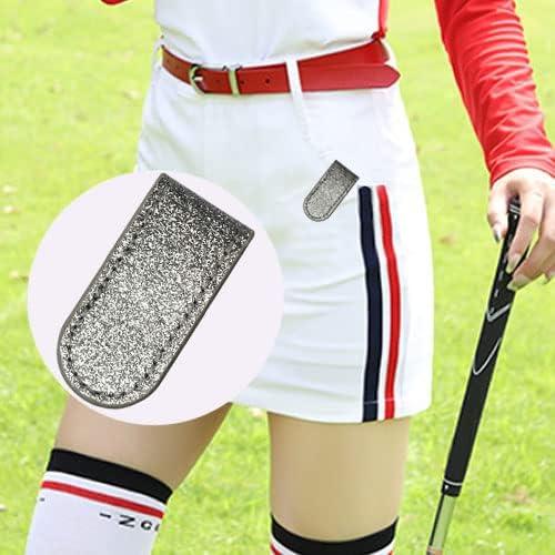 Clip de Sombrero de Golf PINMEI - 2 Juegos Magnéticos Gris/Negro