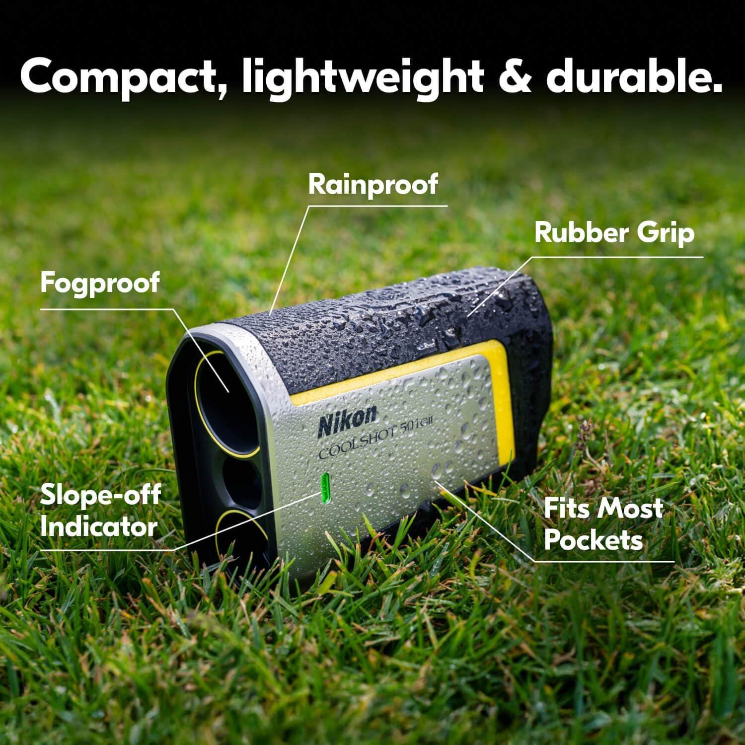 Nikon COOLSHOT 50i GII Medidor de Distancia Láser para Golf 5-1097m