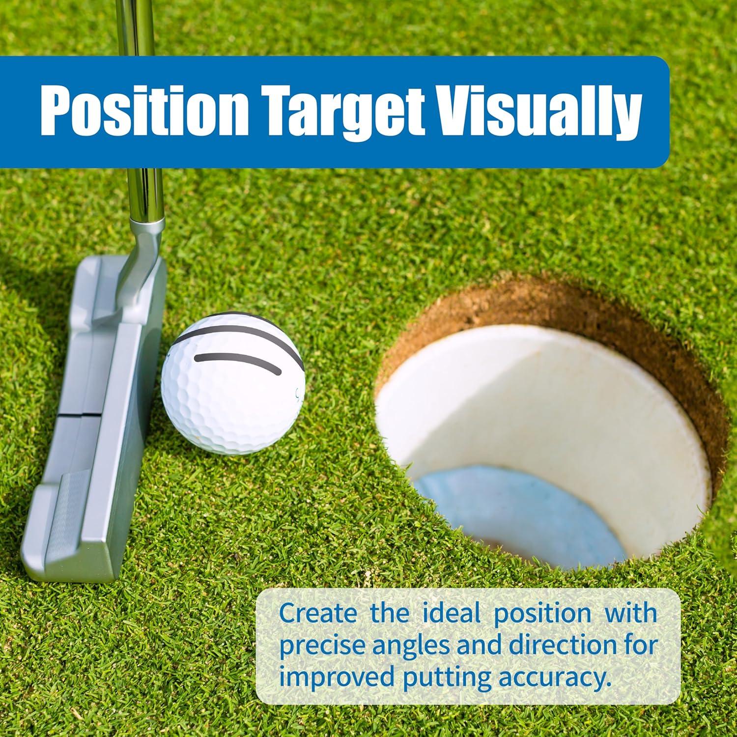 Kit de Marcadores de Pintura Acrílica SANDIAN para Golf - 3 Negros