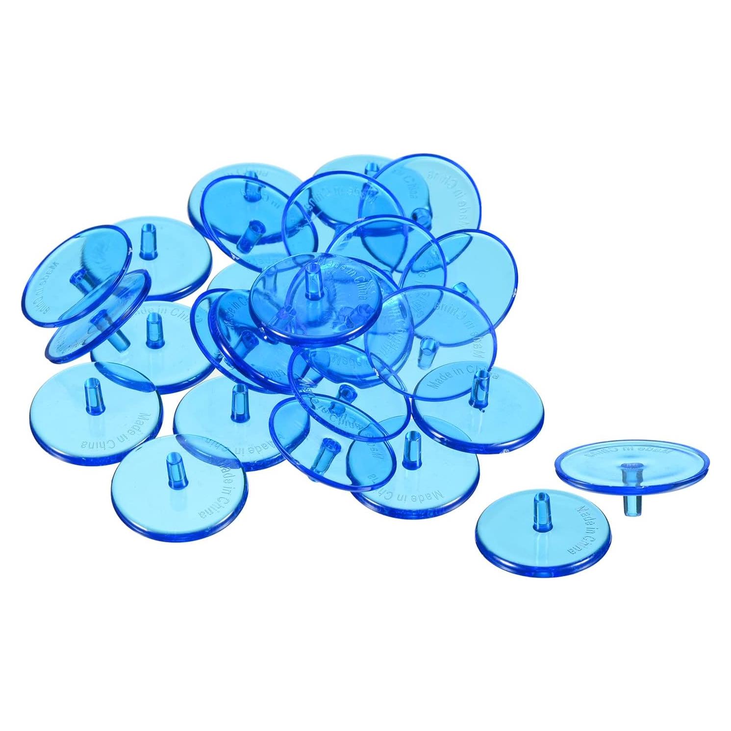 Marcador de Pelota de Golf PATIKIL Redondo Transparente Azul