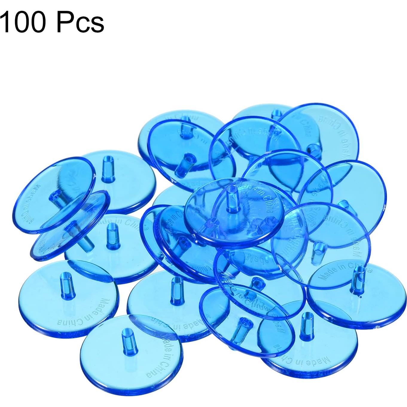 Marcador de Pelota de Golf PATIKIL Redondo Transparente Azul