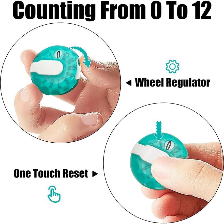 Contador de Puntuaciones de Golf Yoxojv - Paquete de 8 Colores