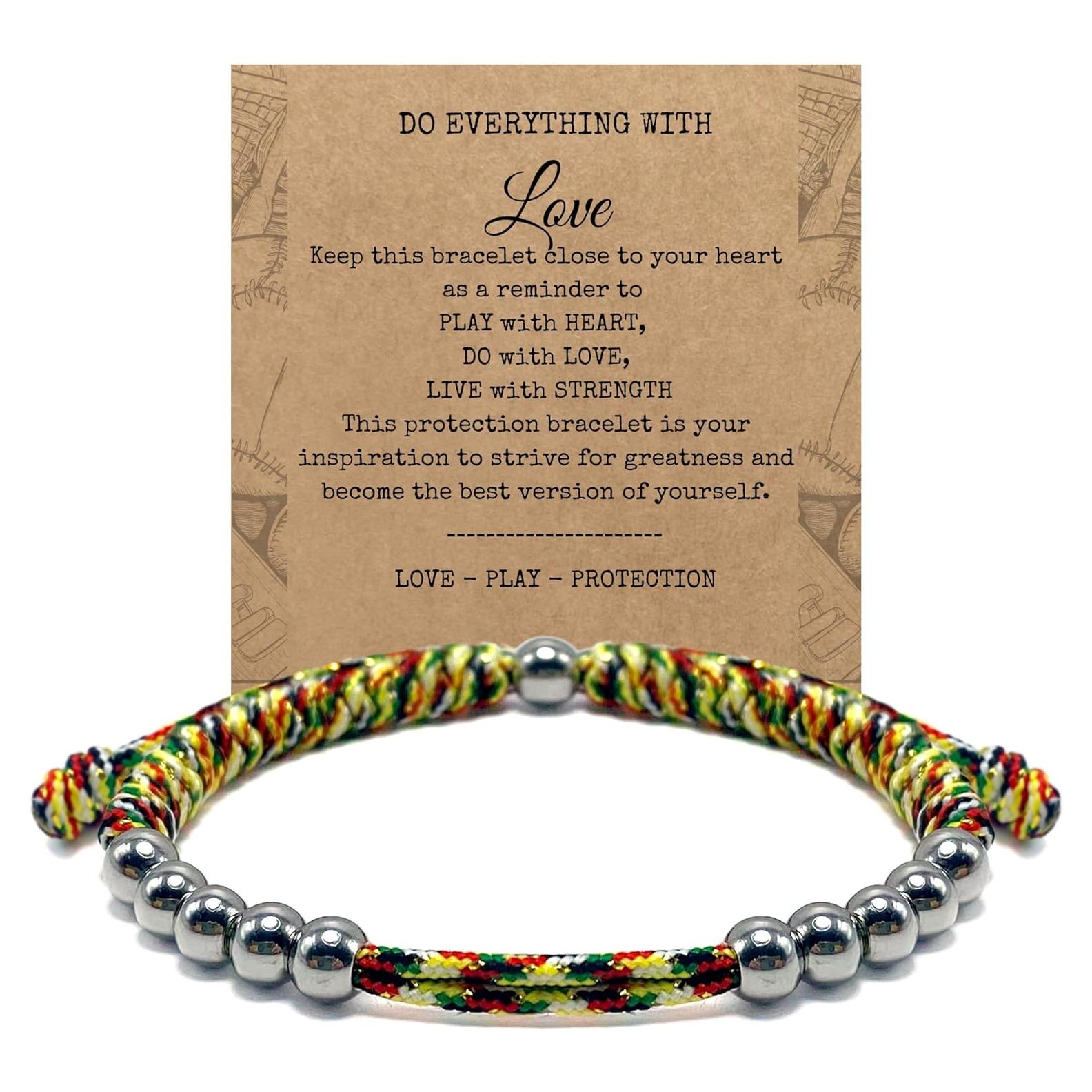 Pulsera Contadora de Puntuaciones de Golf LAMIBEE Ajustable 10 Cuentas