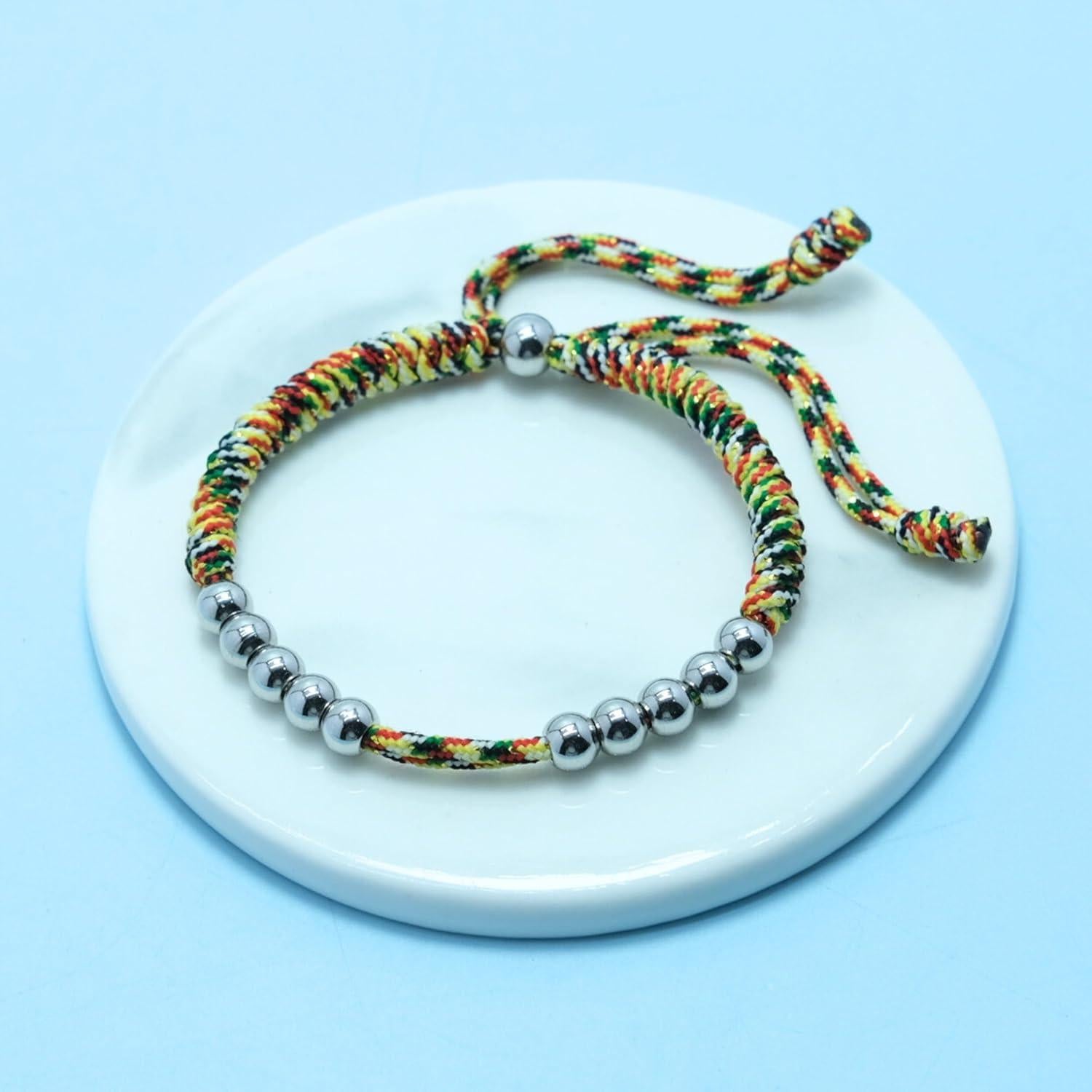 Pulsera Contadora de Puntuaciones de Golf LAMIBEE Ajustable 10 Cuentas