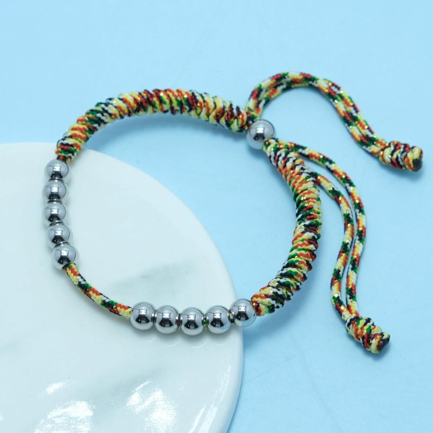 Pulsera Contadora de Puntuaciones de Golf LAMIBEE Ajustable 10 Cuentas