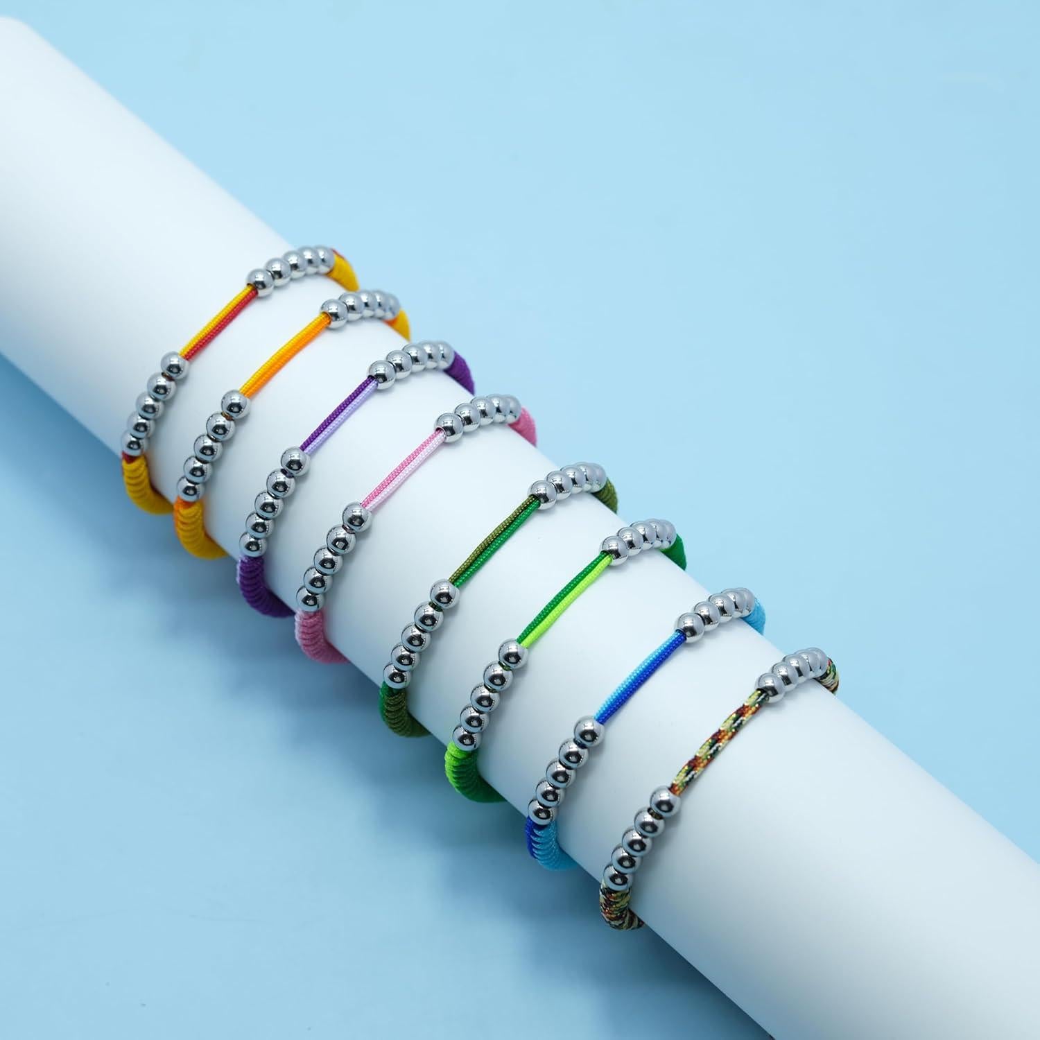 Pulsera Contadora de Puntuaciones de Golf LAMIBEE Ajustable 10 Cuentas