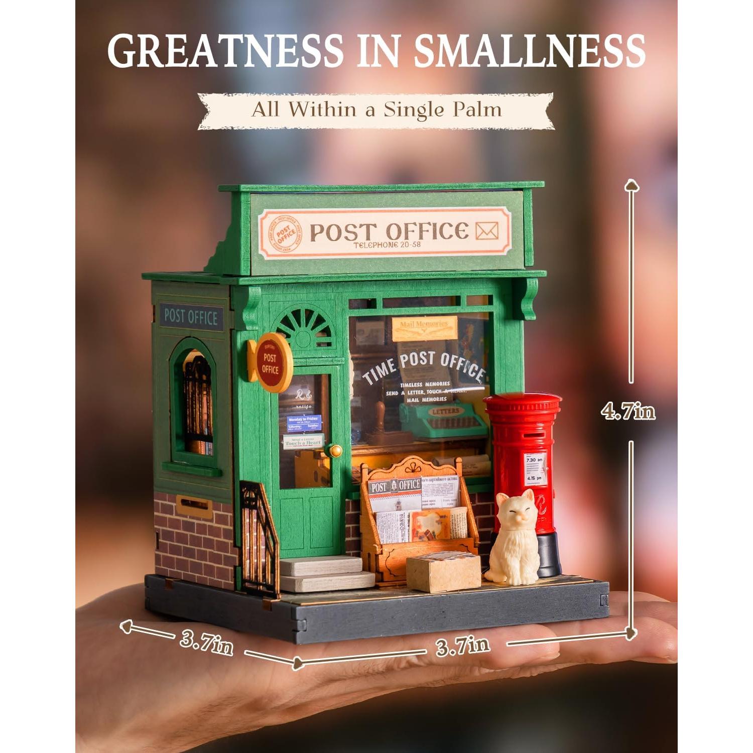 Rolife Kit Miniatura DIY Oficina de Correos del Siglo