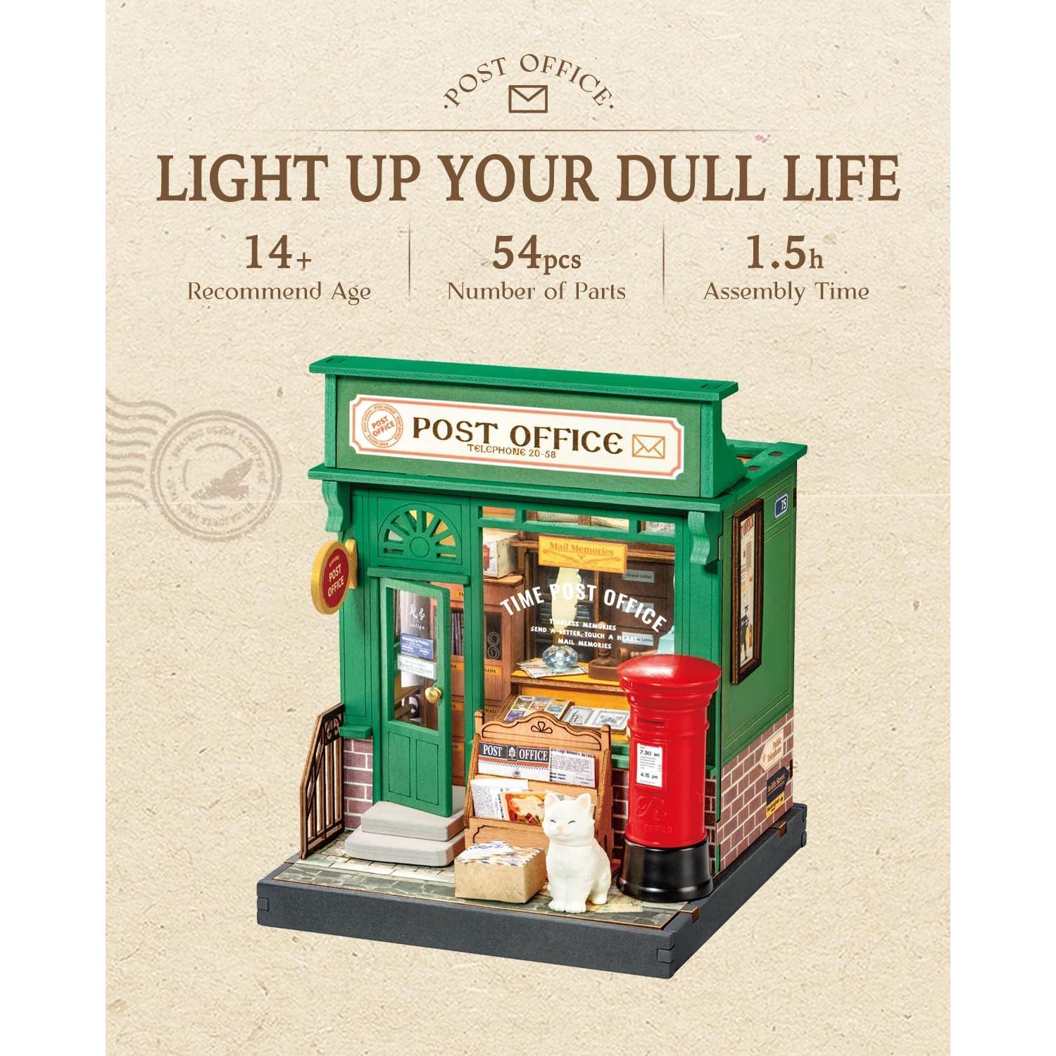 Rolife Kit Miniatura DIY Oficina de Correos del Siglo