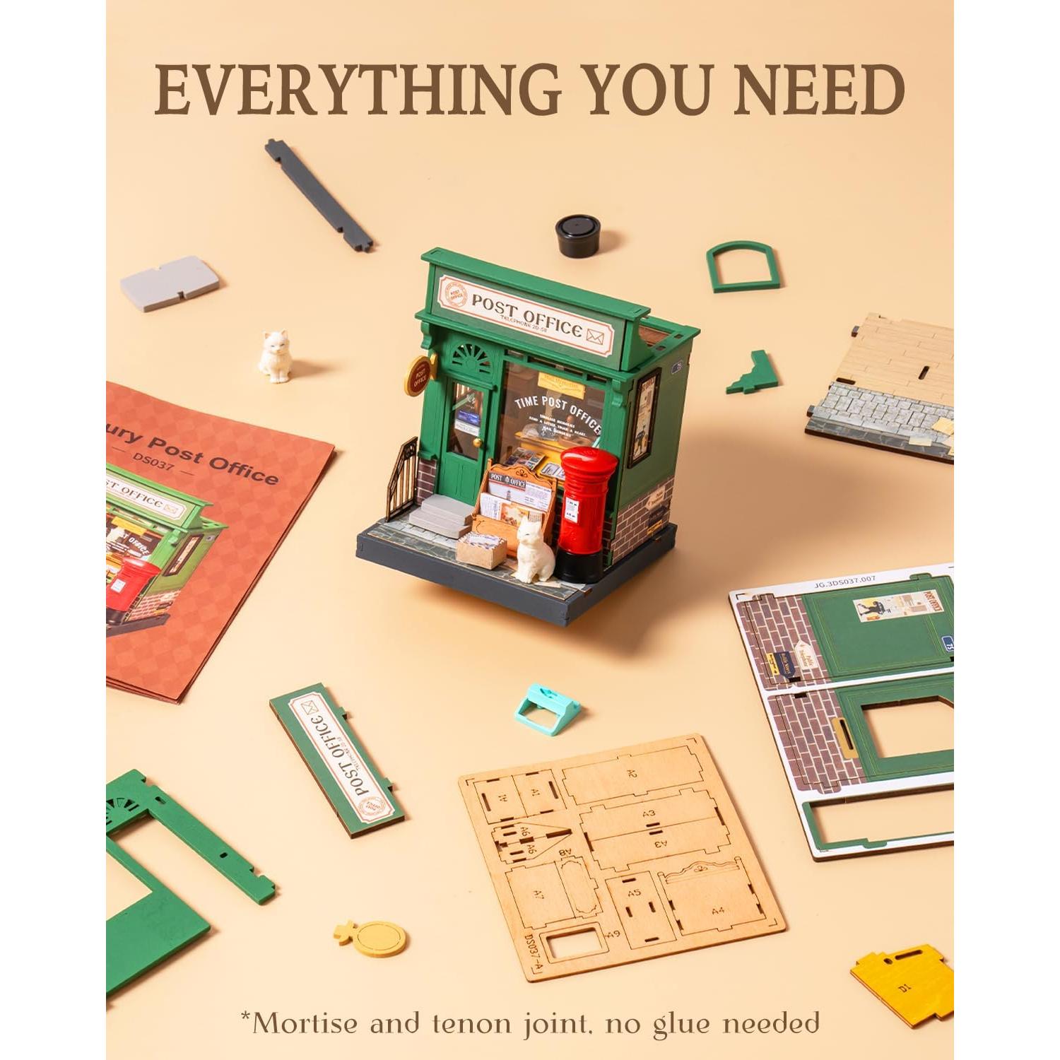 Rolife Kit Miniatura DIY Oficina de Correos del Siglo