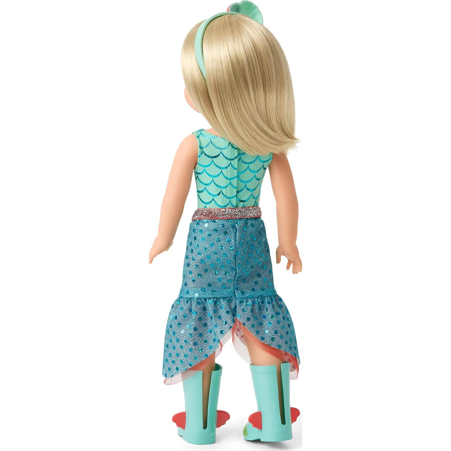 Muñeca Camille WellieWishers 36.83 cm con atuendo de sirena