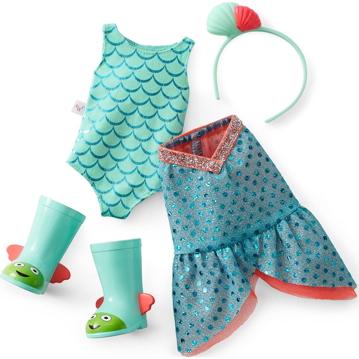 Muñeca Camille WellieWishers 36.83 cm con atuendo de sirena