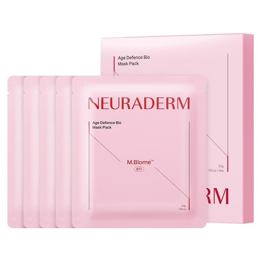 Mascarilla Facial Age Defence Neuraderm 5 Piezas Hidratante
