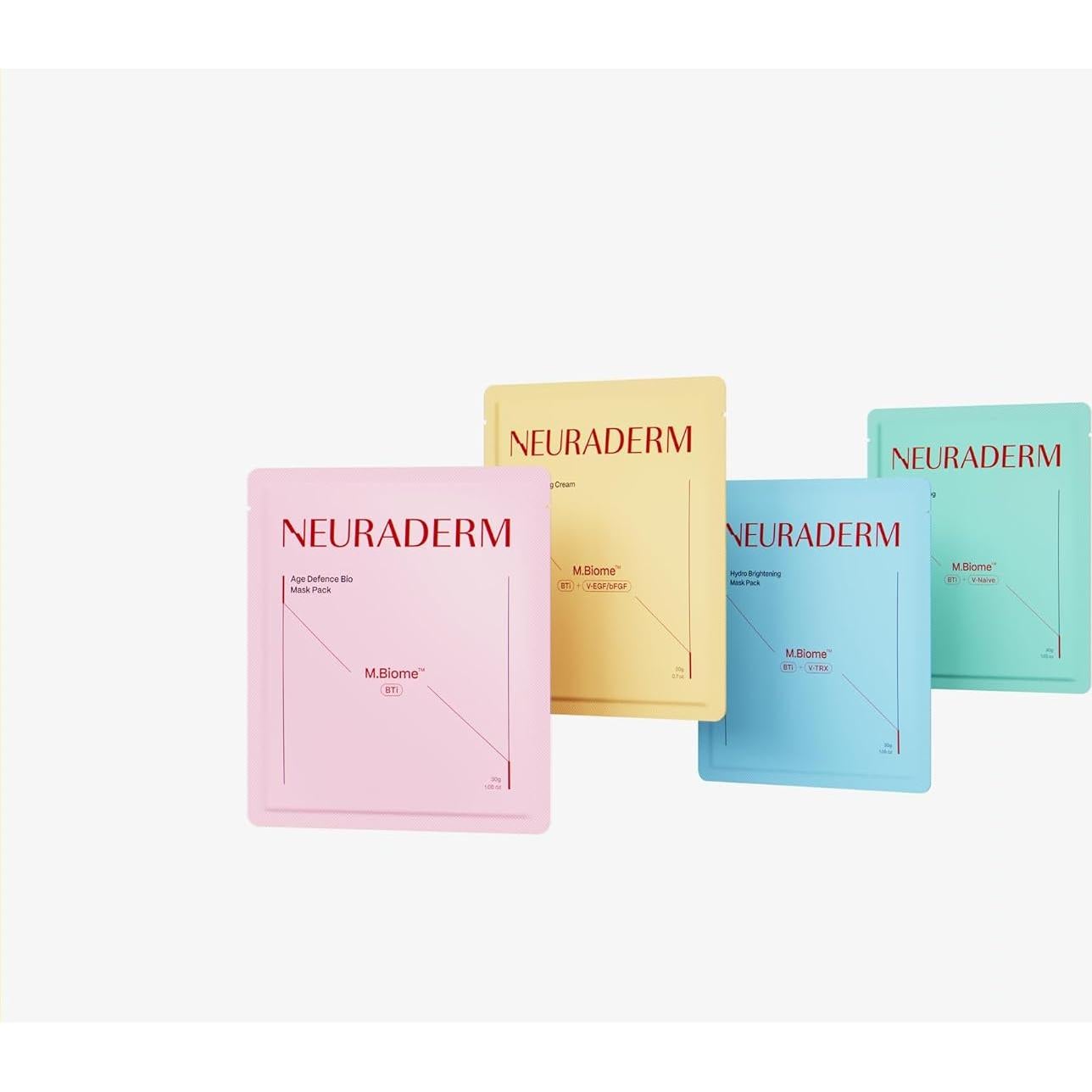 Mascarilla Facial Age Defence Neuraderm 5 Piezas Hidratante