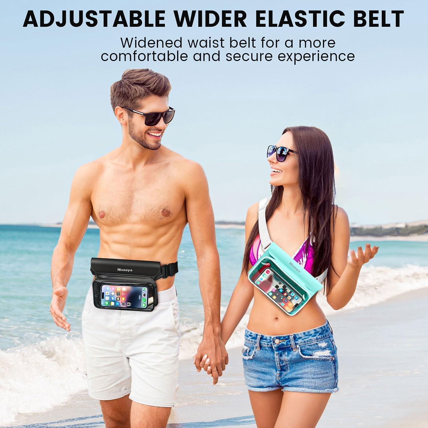 Fanny Pack Impermeable Niveaya IP68 - 2 Paquete, Bolsa Flotante