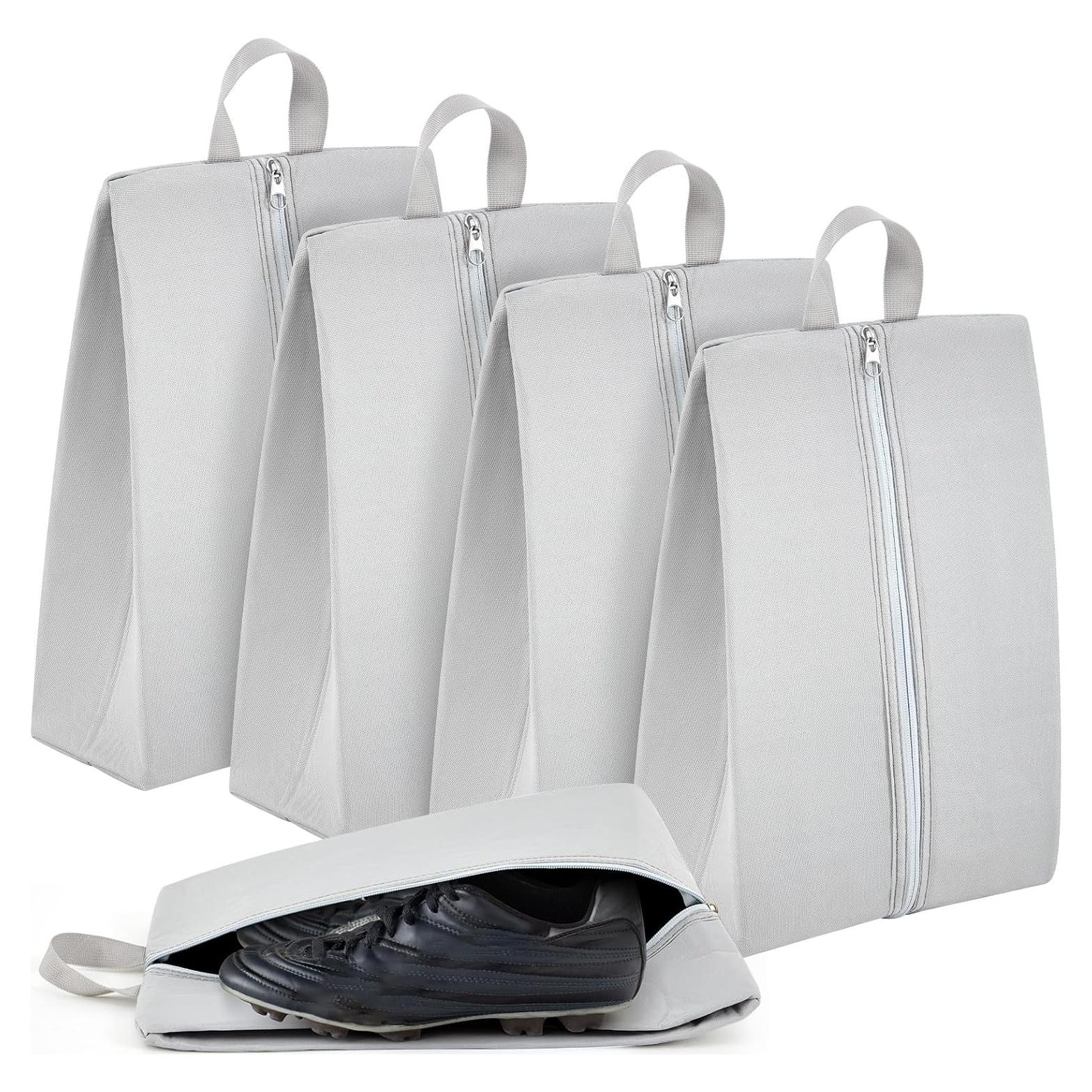 Bolsa de Zapatos a Prueba de Olores Leinuosen 4 Piezas Gris