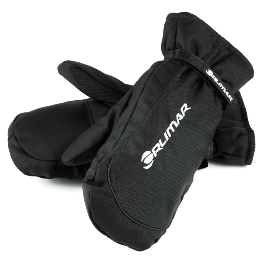 Mitones Térmicos Orlimar para Golf Hombre, Negro, Talla Única
